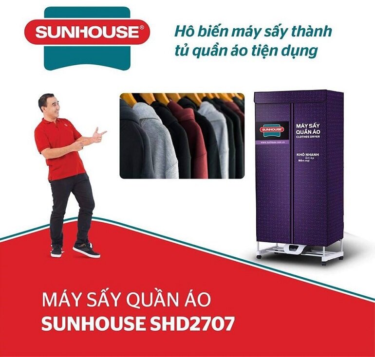 May say quan ao 2707 cua thuong hieu Sunhouse
