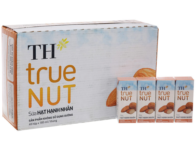 thùng sữa hạnh nhân TH True Nut 48 hộp 180ml