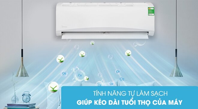 Điều hòa Midea 9000BTU MSAFA-10CRN8