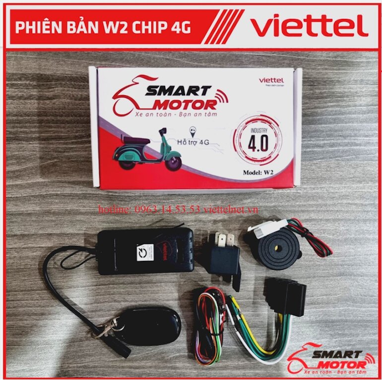 Thiết bị định vị xe máy Viettel