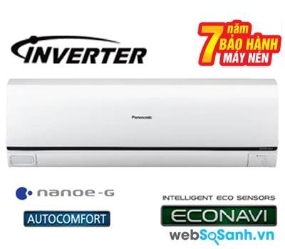 Điều hòa Panasonic CU/CS-E9PKH-8 - Treo tường, 2 chiều, 8530 BTU, Inverter