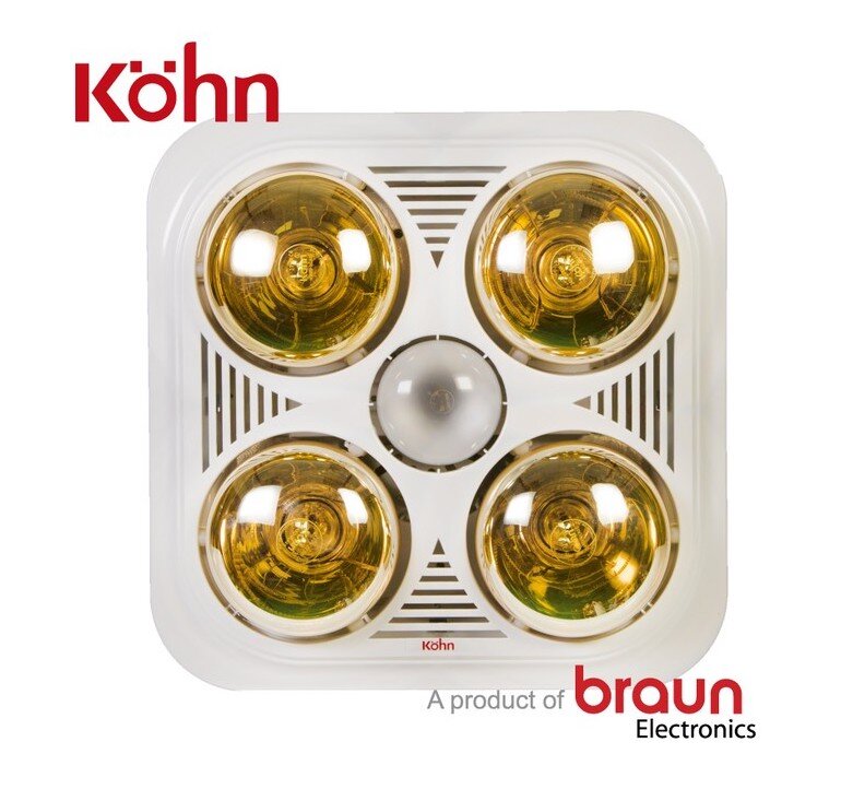 Đèn sưởi âm trần Braun Kohn BU04G