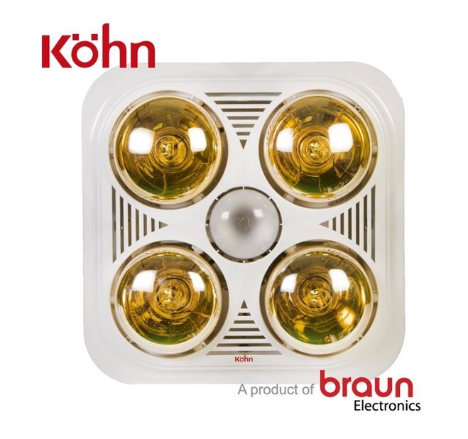 Đèn sưởi âm trần Braun Kohn BU04G