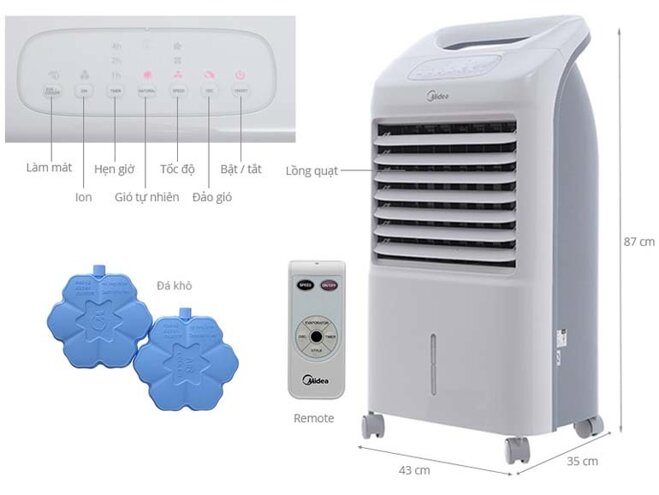 Quạt điều hòa Midea AC100_U