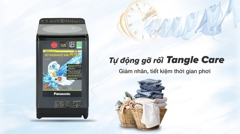 Hai máy giặt cửa trên Panasonic đều có những công nghệ vượt trội, chẳng hạn như công nghệ tự động gỡ rối Tangle Care