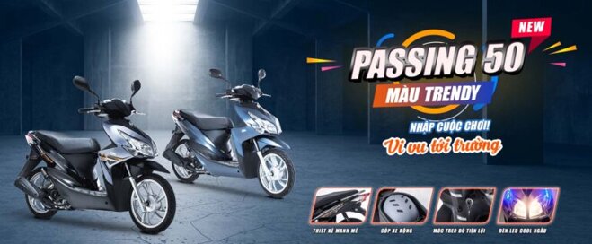 xe tay ga Passing 50cc 