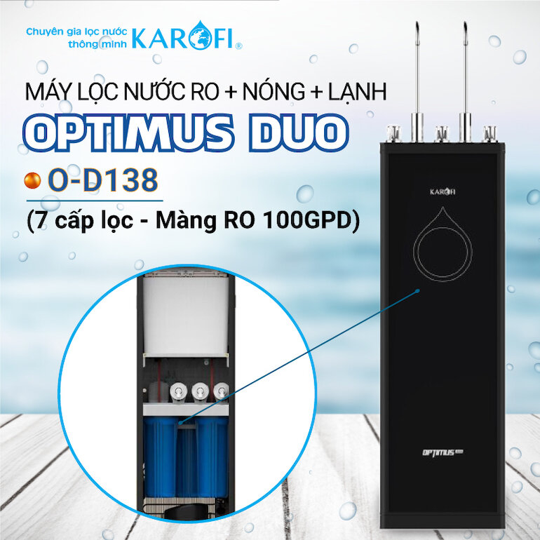 Máy lọc nước Karofi Optimus DUO O-D138