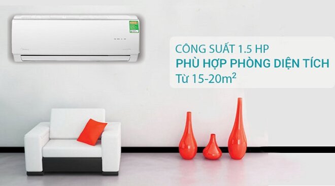 dieu hoa midea 12000btu 1 chieu MSAFC-13CRN8 