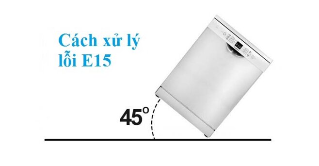 Máy rửa bát Bosch báo lỗi E15