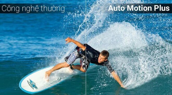 Chuyển động mượt mà nhờ công nghệ Auto Motion Plus 