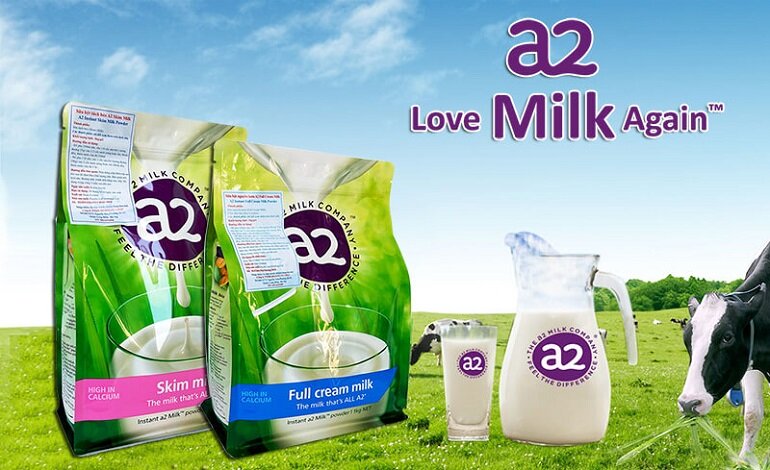 Sữa tươi dạng bột A2 giàu dưỡng chất
