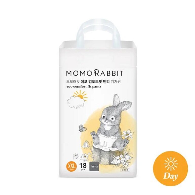 Review chi tiết bỉm Momo Rabbit Eco Comfort Fit mới