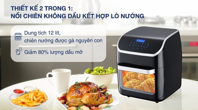 Lò chiên không dầu Ferroli FAF-12D 12 lít