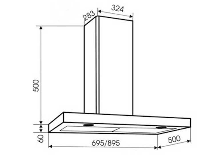 Kích thước sản phẩm phù hợp với nhiều kiểu bếp