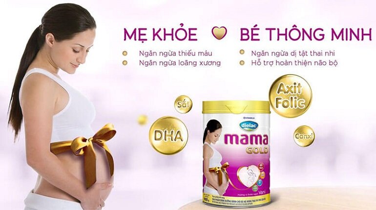 Sữa bà bầu Dielac Mama Gold