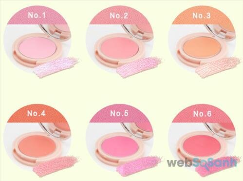 Má hồng dạng kem Skinfood Rose Essence Soft Cream Blusher có 6 tone màu trẻ trung 