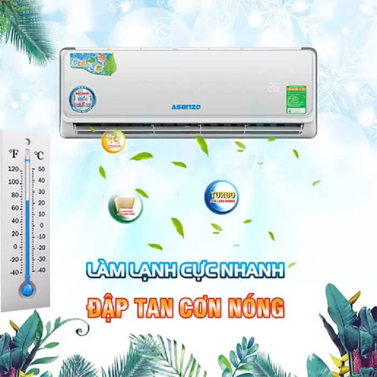 Điều hòa Asanzo 1 chiều 18000Btu K18n66a có đáng để đầu tư? Mức giá bao nhiêu?