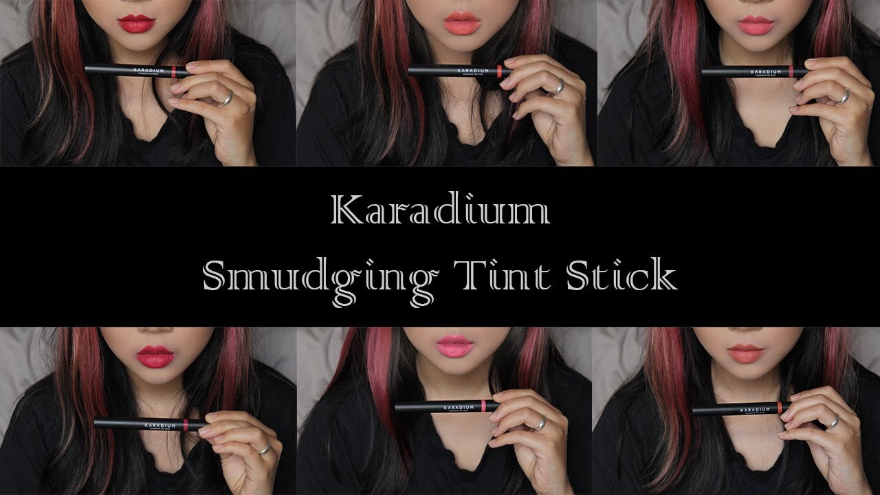 Bảng màu của son lì Karadium Smudging Tint Stick cũng có tới 6 màu