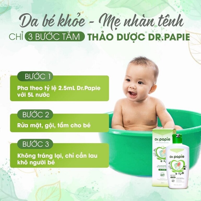 Sữa tắm thảo dược Dr.Papie