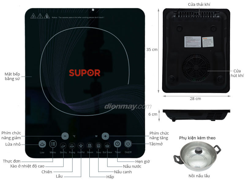 Bếp từ Supor Easy-using SDHCB45VN-210