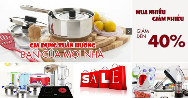 Mua thả ga gia dụng Tuấn Hương - Mua nhiều giảm nhiều đến 40%