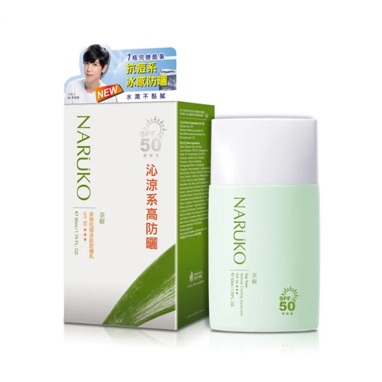 Kem chống nắng Tea Tree Refresh Cooling Sunscreen của Naruko