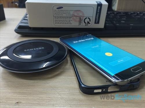 Các dòng smartphone cao cấp của Samsung được trang bị công nghệ sạc không dây