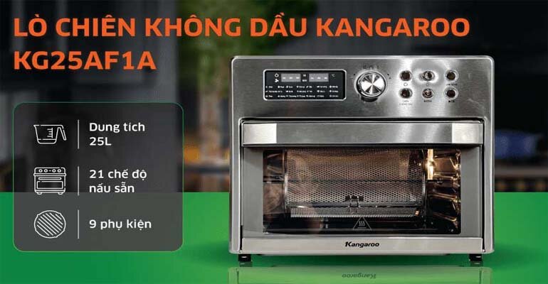 Lò chiên không dầu Kangaroo KF25AF1A