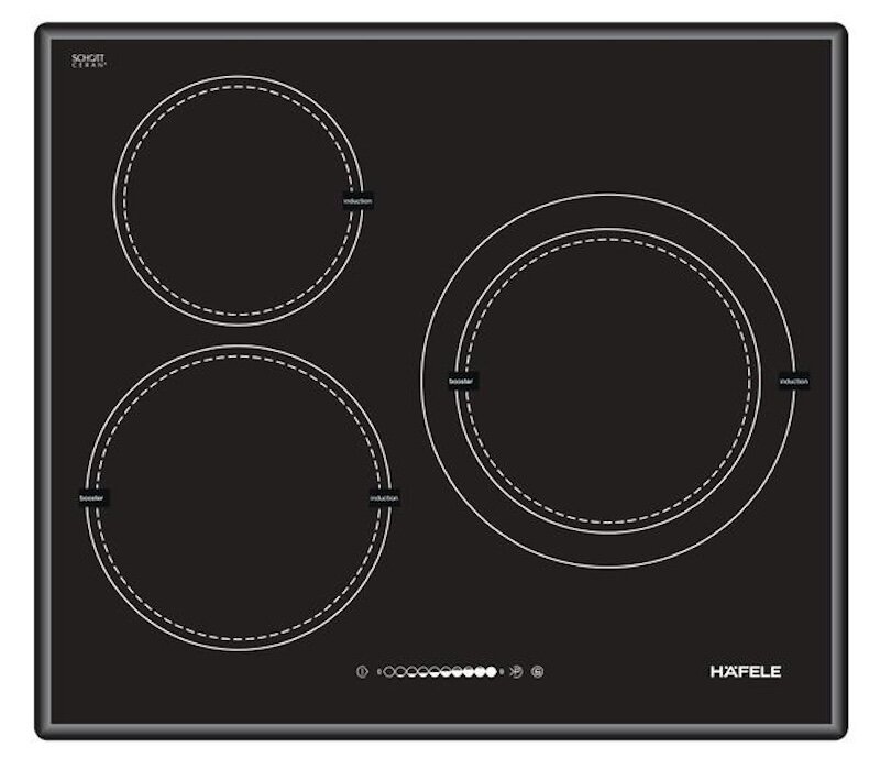 Bếp từ ba Hafele 536.01.721 thiết kế sang trọng, tính năng thông minh