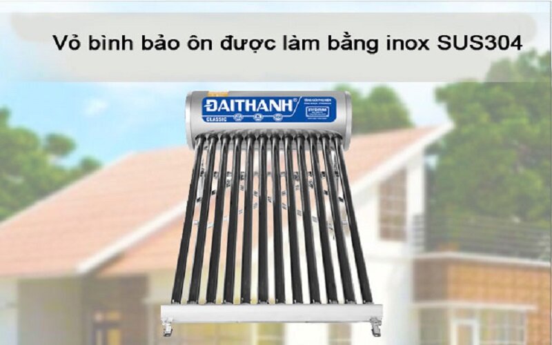 Máy nước nóng năng lượng mặt trời Đại Thành 180L F58 Classic 