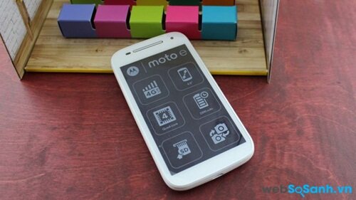 Moto E 2015 sử dụng chip Snapdragon