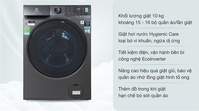 Mua máy giặt Electrolux 10kg: Đây là 4 model nhất định nên tham khảo năm 2024 này