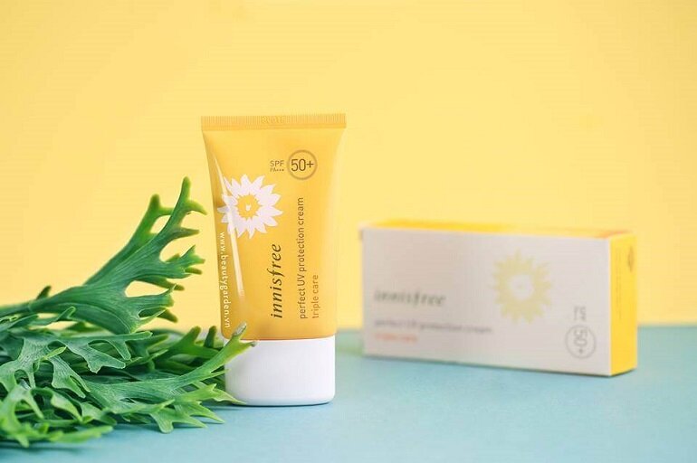 Kem Chống Nắng Innisfree Perfect UV Protection Cream Triple Care