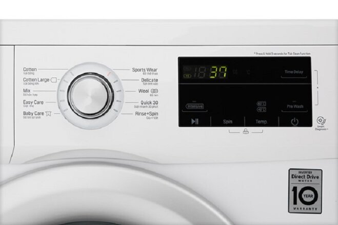 Máy giặt LG FM1209N6W giảm còn 6 triệu đồng, lựa chọn 