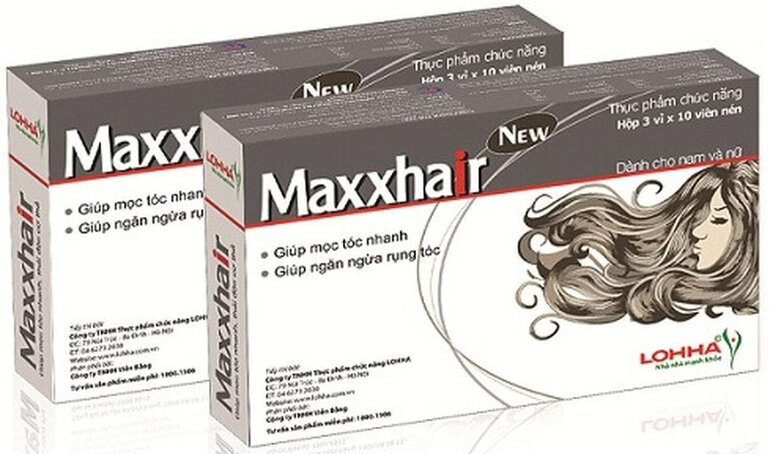 Review thuốc mọc tóc Maxxhair – uống vào tóc có dài và dày không? |  websosanh.vn