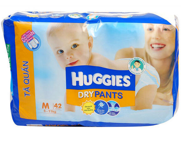 Tã quần Huggies Dry Pants Jumbo 