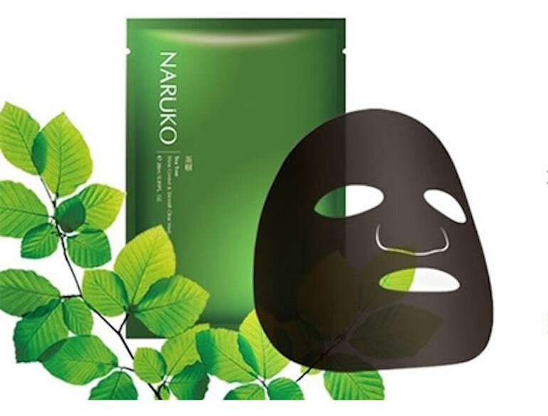 Mặt nạ Naruko Tea Tree Shine Control and Blemish Clear Mask.