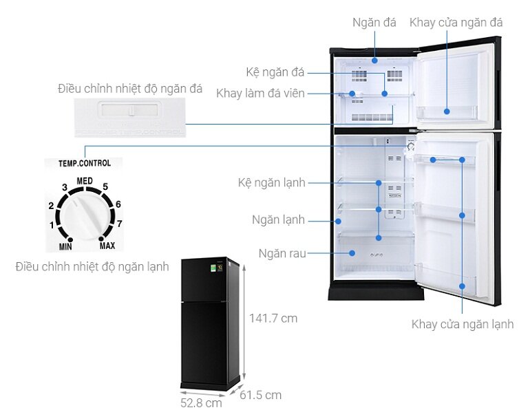 Tủ lạnh AQUA T219FA