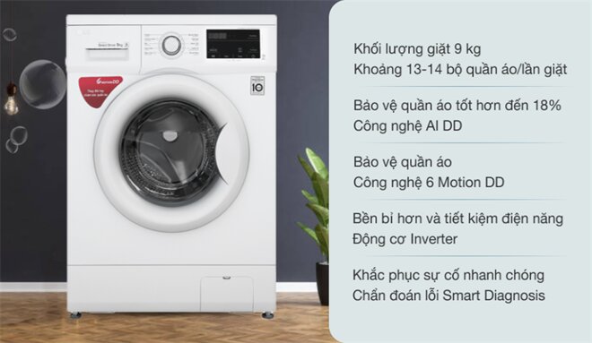 Máy giặt LG FM1209N6W