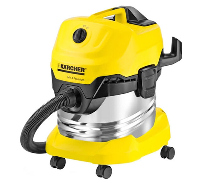 Hút bụi và làm sạch không gian với Karcher WD4 Premium