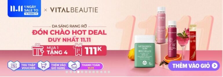 các chương trình khuyến mãi giảm giá lớn 11/11