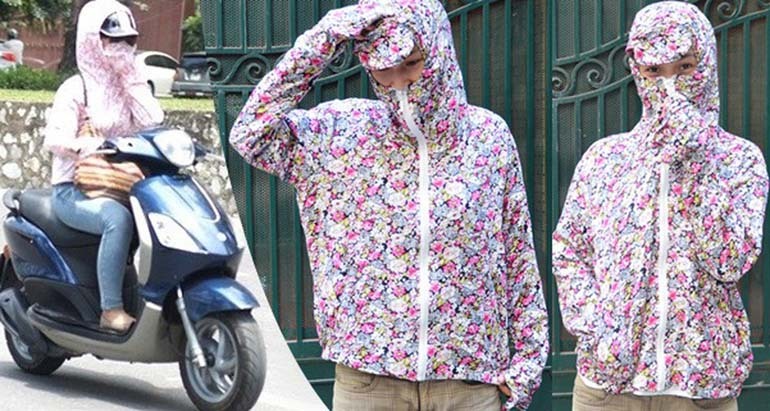 Áo chống nắng toàn thân 2 lớp vải lanh Nhật ( mềm, nhẹ, thoáng mát) |  Shopee Việt Nam