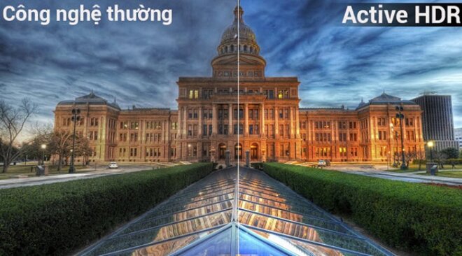 Công nghệ 4k Active HDR giúp hình ảnh tái hiện được nâng tầm