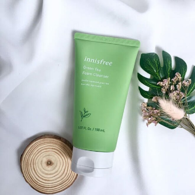 sữa rửa mặt Innisfree trà xanh