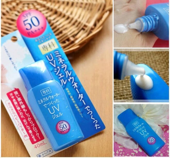 Kem chống nắng Shiseido Mineral Water Senka SPF 50/PA+++