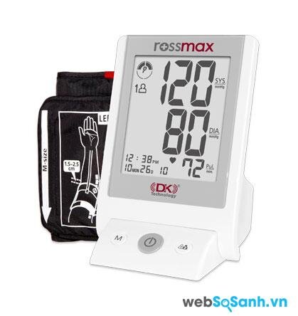 Nên mua máy đo huyết áp hãng nào tốt nhất: máy đo huyết áp Rossmax