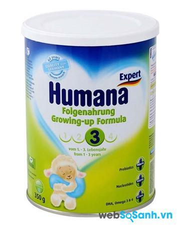 Giá sữa bột Humana cập nhật tháng 6