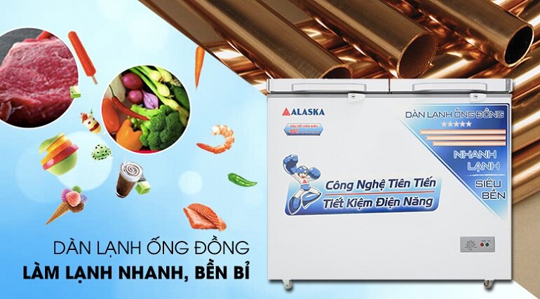 Tủ đông Alaska làm lạnh nhanh và bền bỉ