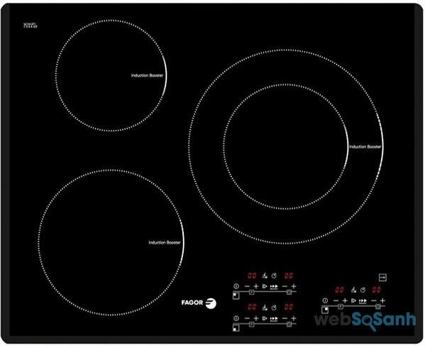 bếp điện từ Fagor 3 vùng nấu giá rẻ