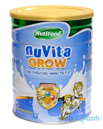 Sữa bột tăng cân cho bé Nuvita Grow